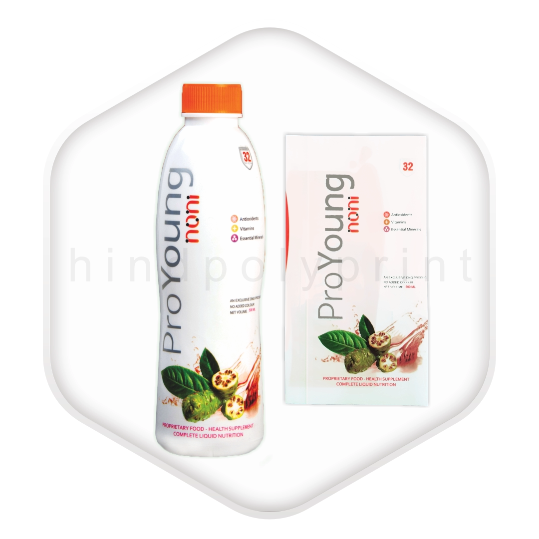 Hind Poly Print PVC Shrink Labels 2